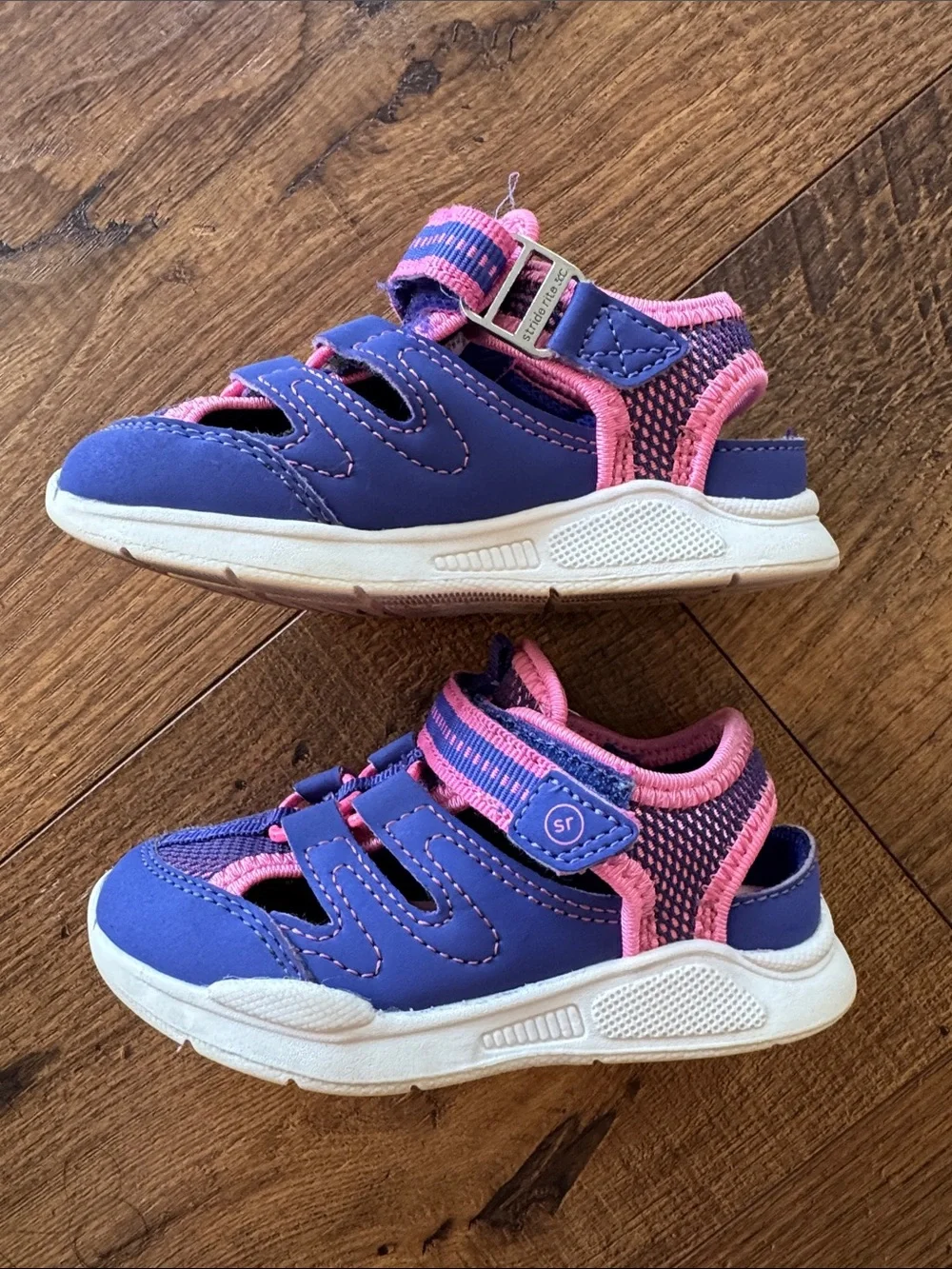 Stride Rite Flynn toddler girl sandals, size 7, purple/pink